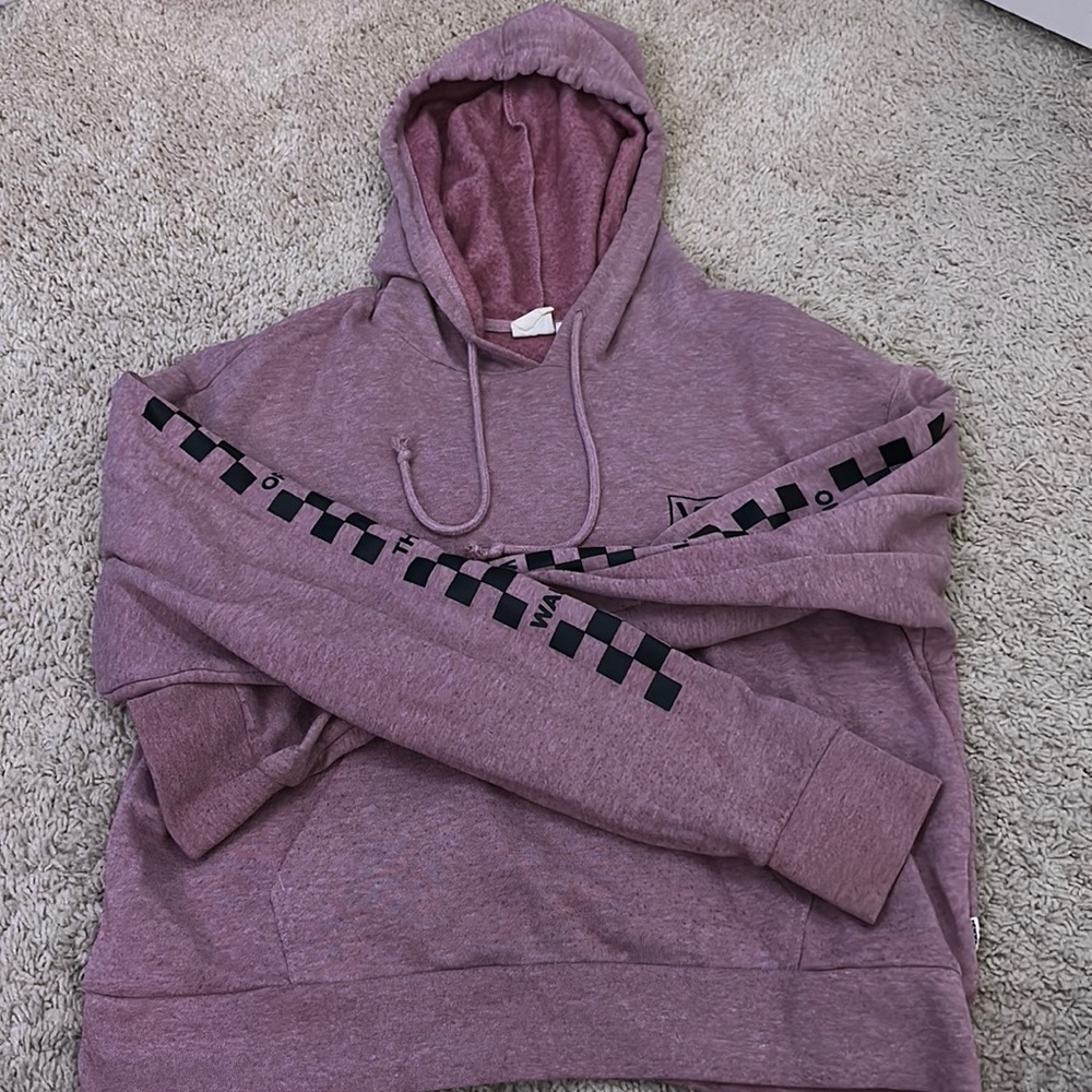 Vans Off the Wall cropped hoodie.